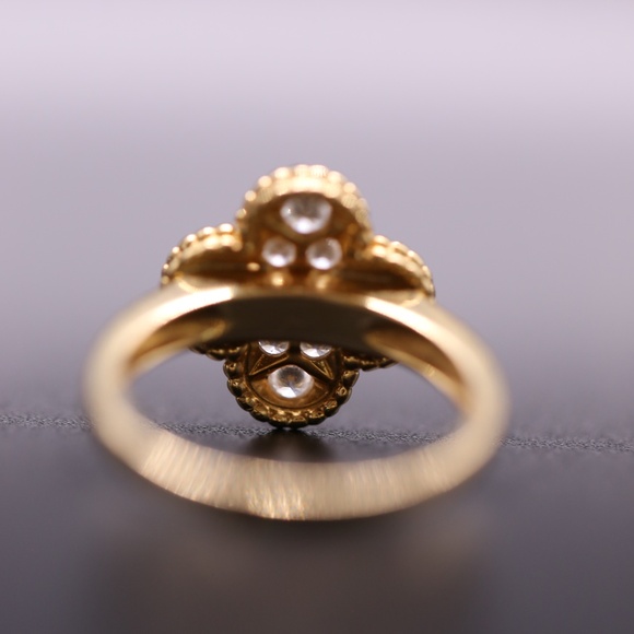 Van Cleef & Arpeel Gold Diamonds Ring - Picture 8 of 10